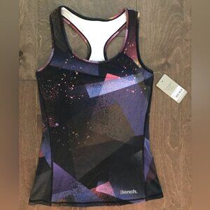 Bench Women's Workout Tank Top Small Abstract Print